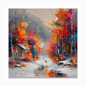 Autumn In The Forest Canvas Print