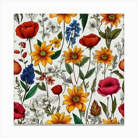 Wildflowers 24 Canvas Print