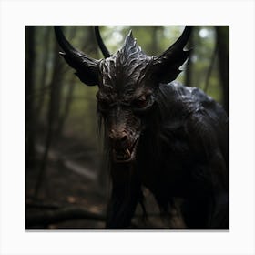 Demon In The Woods 6 Canvas Print