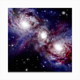 Galaxies Canvas Print