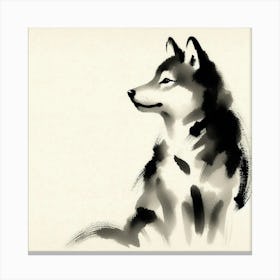 Husky Painting 1 Leinwandbild