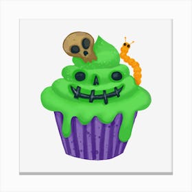 Halloween Cupcake Lienzo