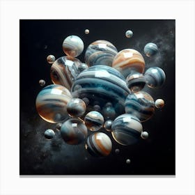 Saturn Planets Canvas Print