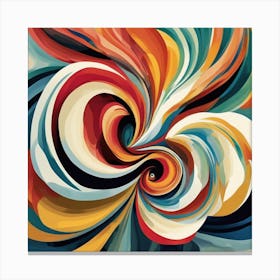 Georgia O'Keeffe inspired abstract composition 1 Canvas Print