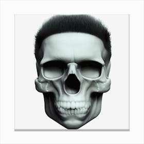 Skull With A Beard Canvas Print