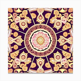 Mandala Pattern Canvas Print