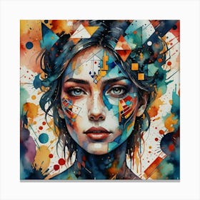 Abstract Painting Canvas Print