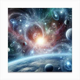 Space And Planets Canvas Print