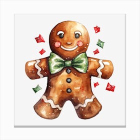 Gingerbread Man 1 Canvas Print