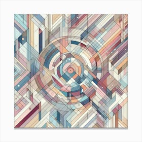 Abstract Geometric Pattern 58 Canvas Print