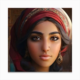 Egyptian Woman Canvas Print