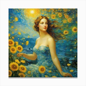 Sunflowersvhhf Canvas Print