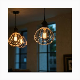 Default Unique Lighting Decor 2 Canvas Print