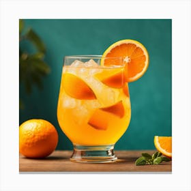 Orange Drink Canvas Print