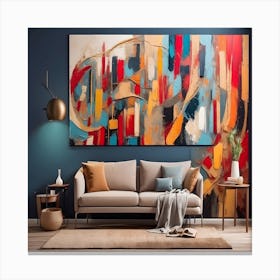 Abstract Painting Canvas Print