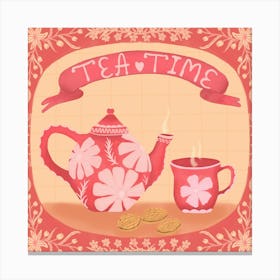 Tea Time Canvas Print