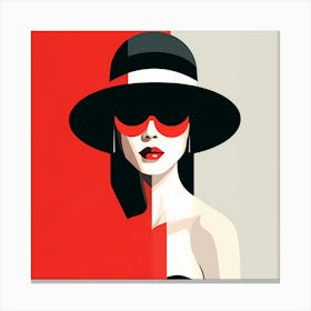 In RED Canvas Print