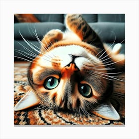 Feline Creative Cat Illustration 82 1 Canvas Print