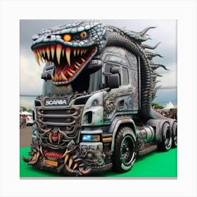 Monster Truck Canvas Print