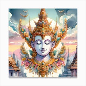 Thailand Buddha Canvas Print