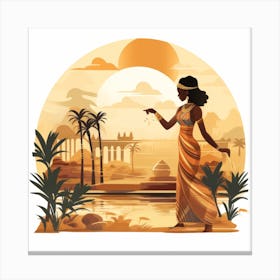 Egyptian Woman 9 Canvas Print