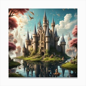 Fairytale Castle 2 Canvas Print