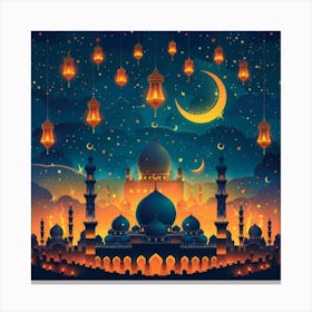 Ramadan Background 2 Canvas Print