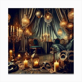 Masquerade Room Canvas Print