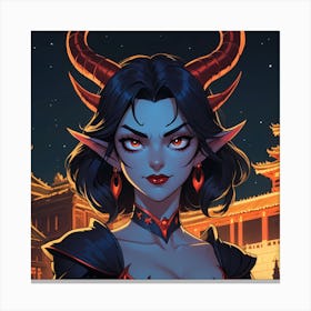 The Demon Princess Canvas Print