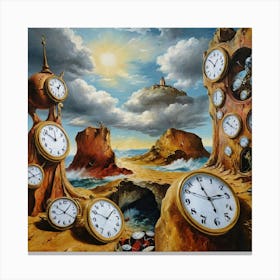 Clocks Canvas Print