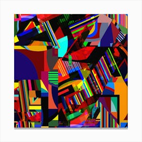 Mixed Up Mess Canvas Print