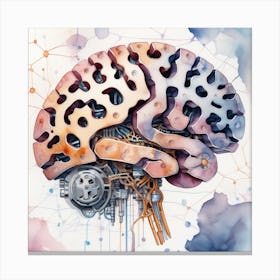 Brain And Technology Canvas Print