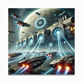 Moonforge Energy Rechargers Converted Canvas Print