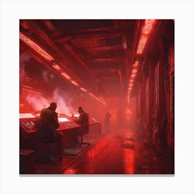 Sci-Fi Painting 1 Canvas Print