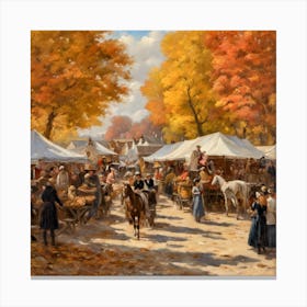 Farmers' Market Canvas Print