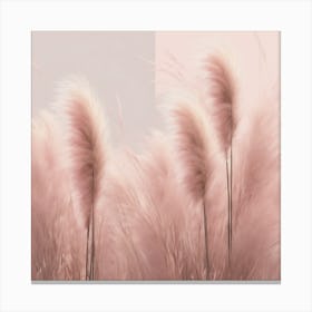 Pink Grass Canvas Print Canvas Print