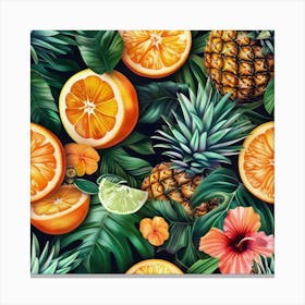 Tropical Fusion (10) Canvas Print