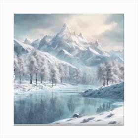 Winter Landscape 1 Canvas Print