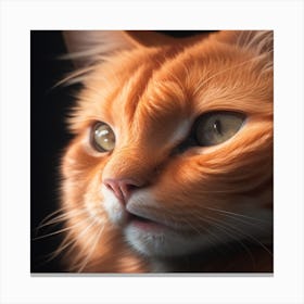 cat portriat Canvas Print