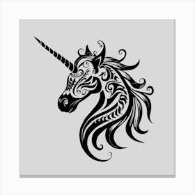 Unicorn Head Canvas Print