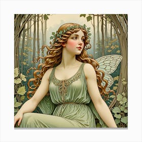 Fairy In The Woods 1 Canvas Print