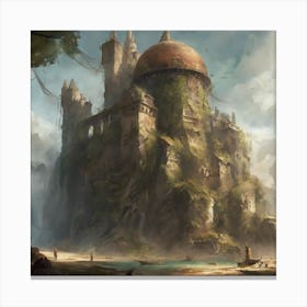 Fantasy Castle 75 Canvas Print
