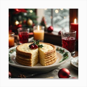 Christmas Cake 1 Canvas Print