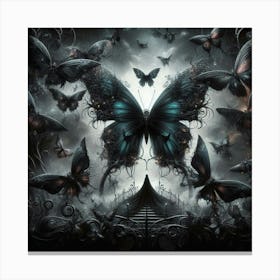 Dark Butterfly Canvas Print