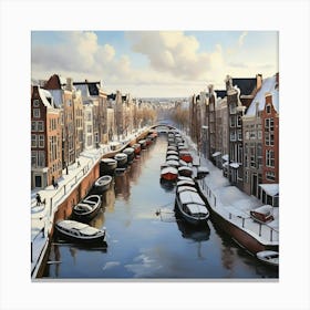 Amsterdam Canals 2 Canvas Print