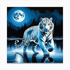 A White Night Canvas Print