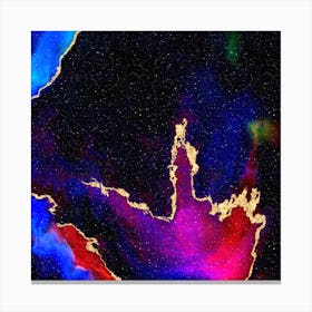 100 Nebulas in Space with Stars Abstract n.120 Canvas Print