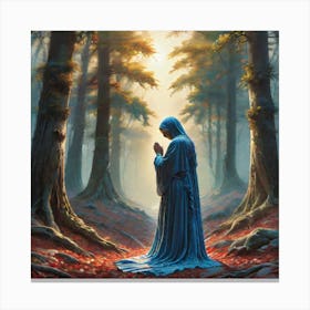 Virgin Of The Woods Canvas Print