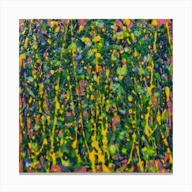 Abstract Wall Art Inspired by Jackson Pollock Canvas Print