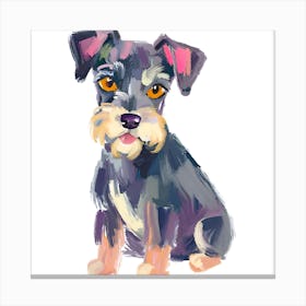 Miniature Schnauzer 03 Canvas Print